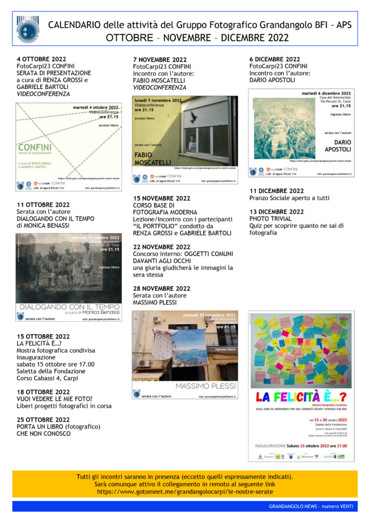 G News numero 020 CALENDARIO b