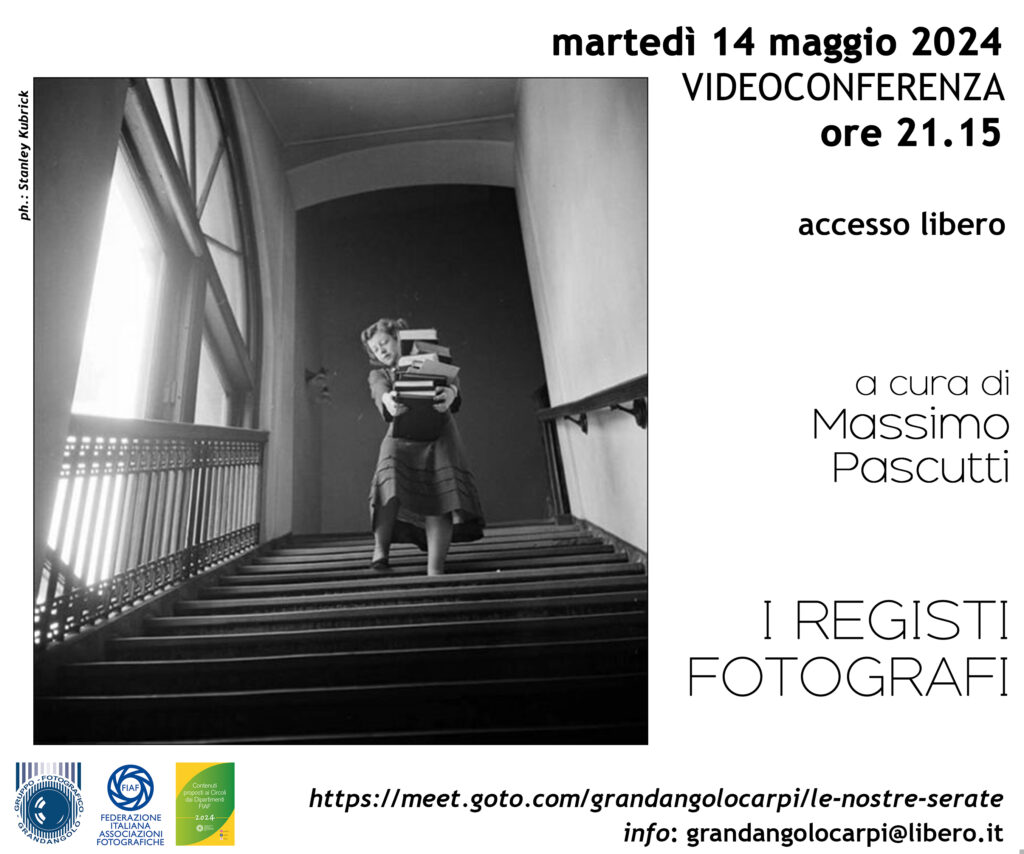2024 05 14 Massimo Pascutti I registi fotografi