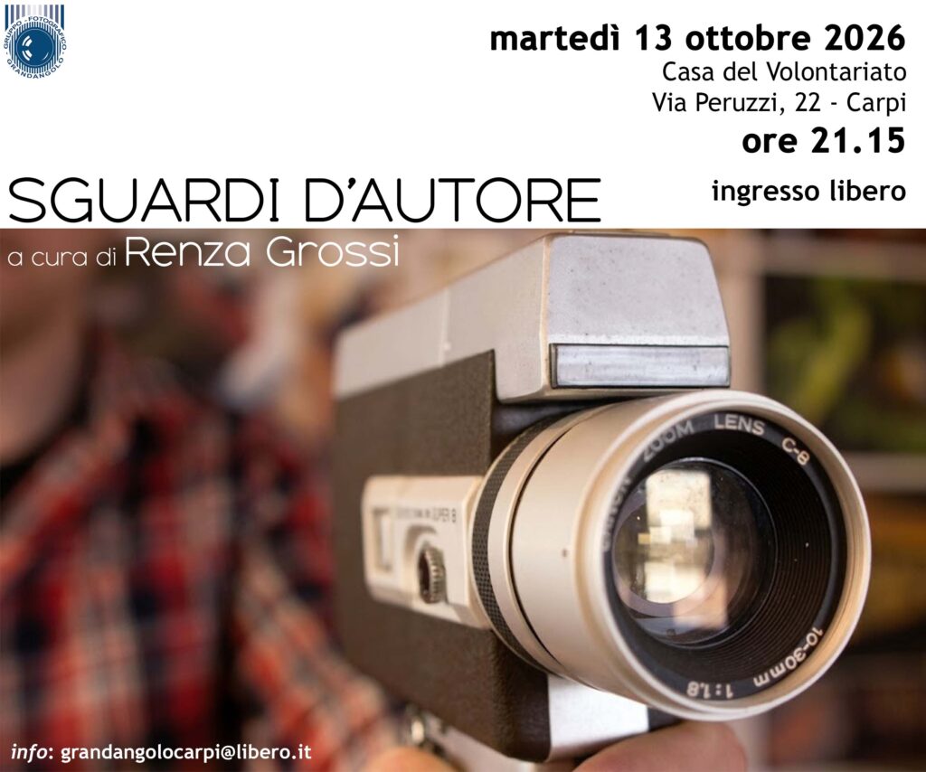 Gruppo Fotografico Grandangolo BFI - APS 1 2026 10 13 Sguardi d autore Renza Grossi