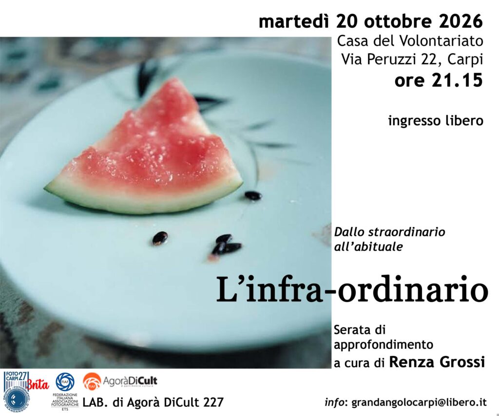 Gruppo Fotografico Grandangolo BFI - APS 2 2026 10 20 L infra ordinario Renza Grossi